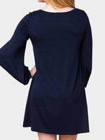 NEW FEELING Womens Navy Casual Dresses