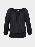 NEW FEELING Womens Black T-Shirts
