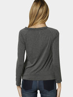 NEW FEELING Womens Grey T-Shirts