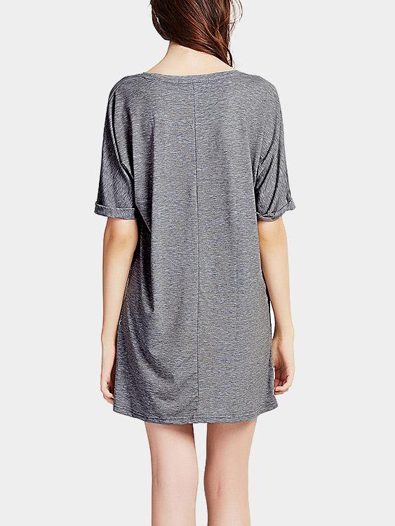 NEW FEELING Womens Grey Mini Dresses