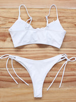 Custom Maroon Triangle Bikinis