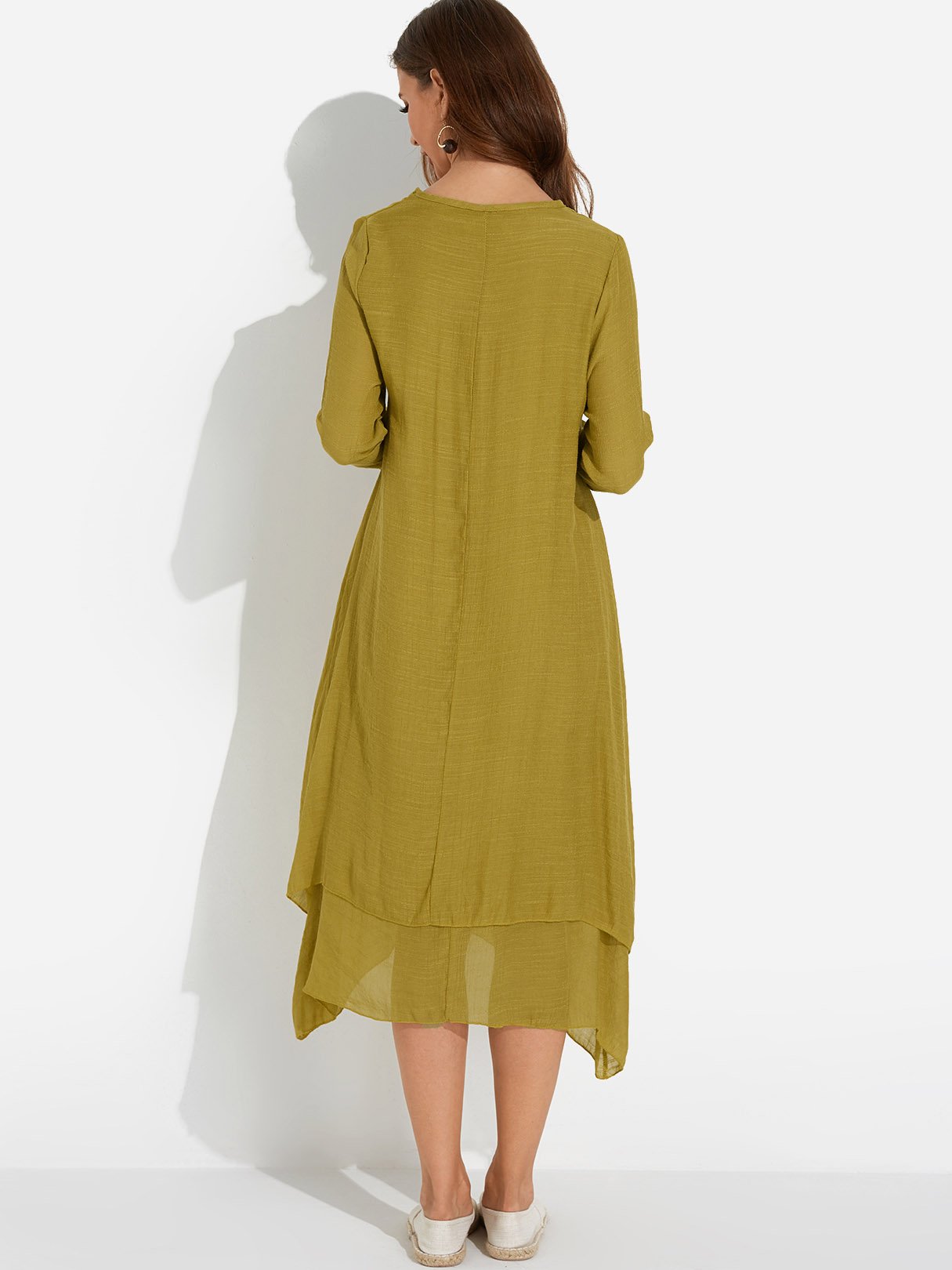 NEW FEELING Womens Green Maxi Dresses