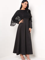 OEM Ladies Black Maxi Dresses
