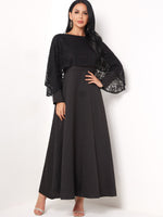 ODM Ladies Long Sleeve Maxi Dress