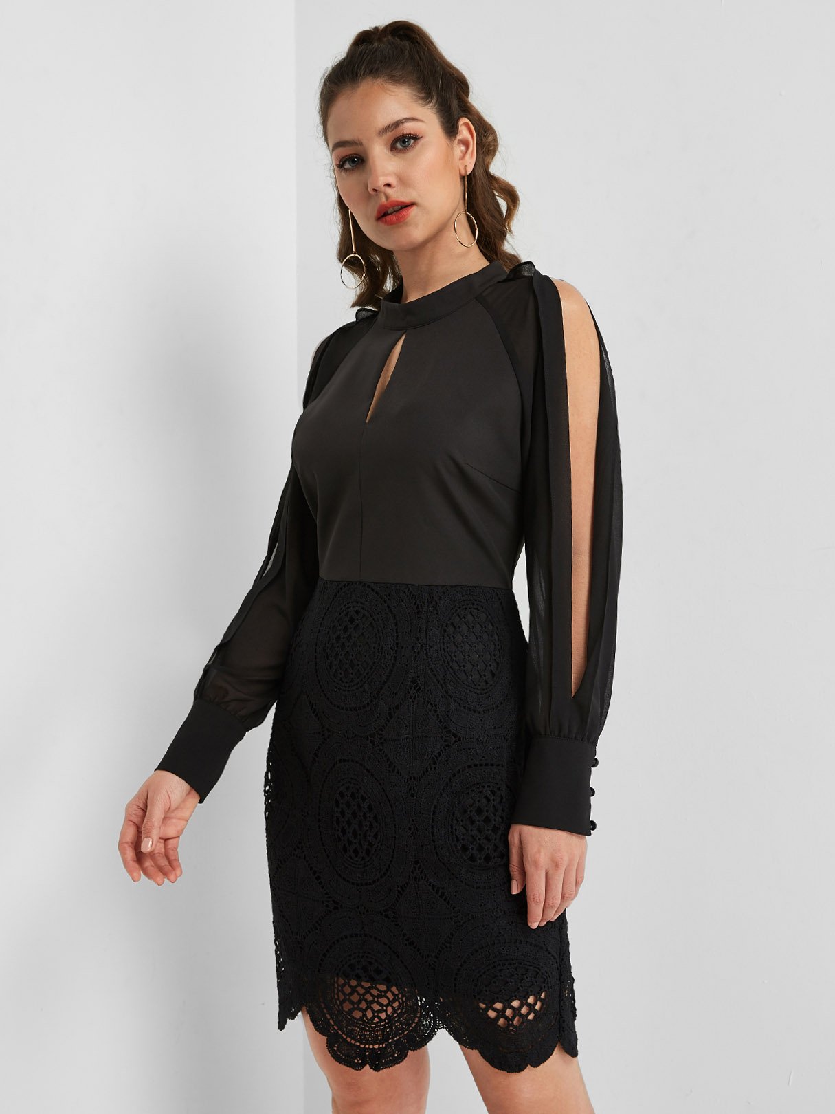 ODM Ladies Long Sleeve Sexy Dresses