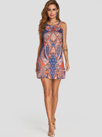 NEW FEELING Womens Multi Mini Dresses