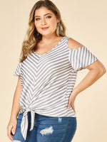 OEM Ladies Grey Plus Size Tops