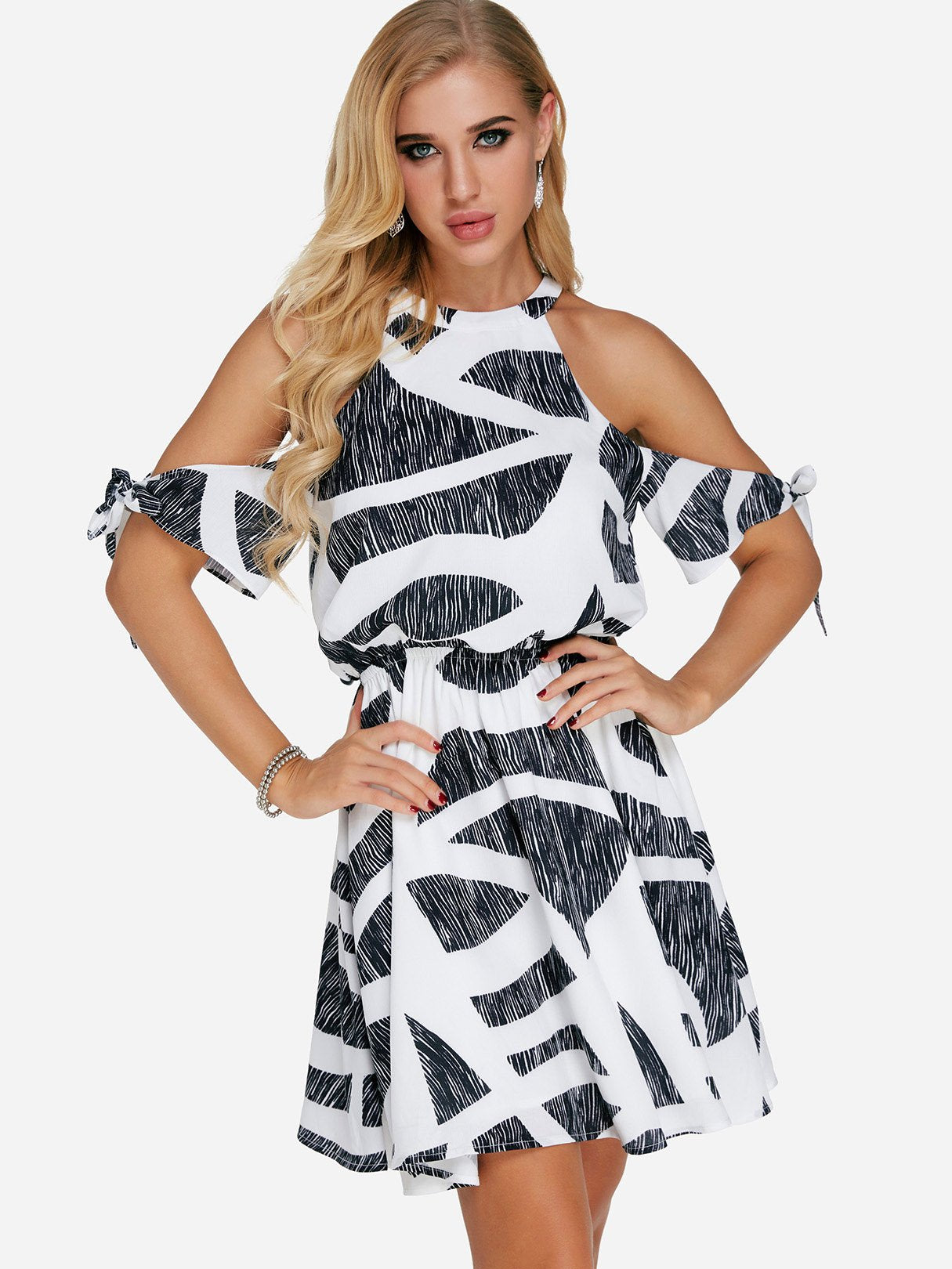 OEM ODM Long Sleeve Black And Red Dress