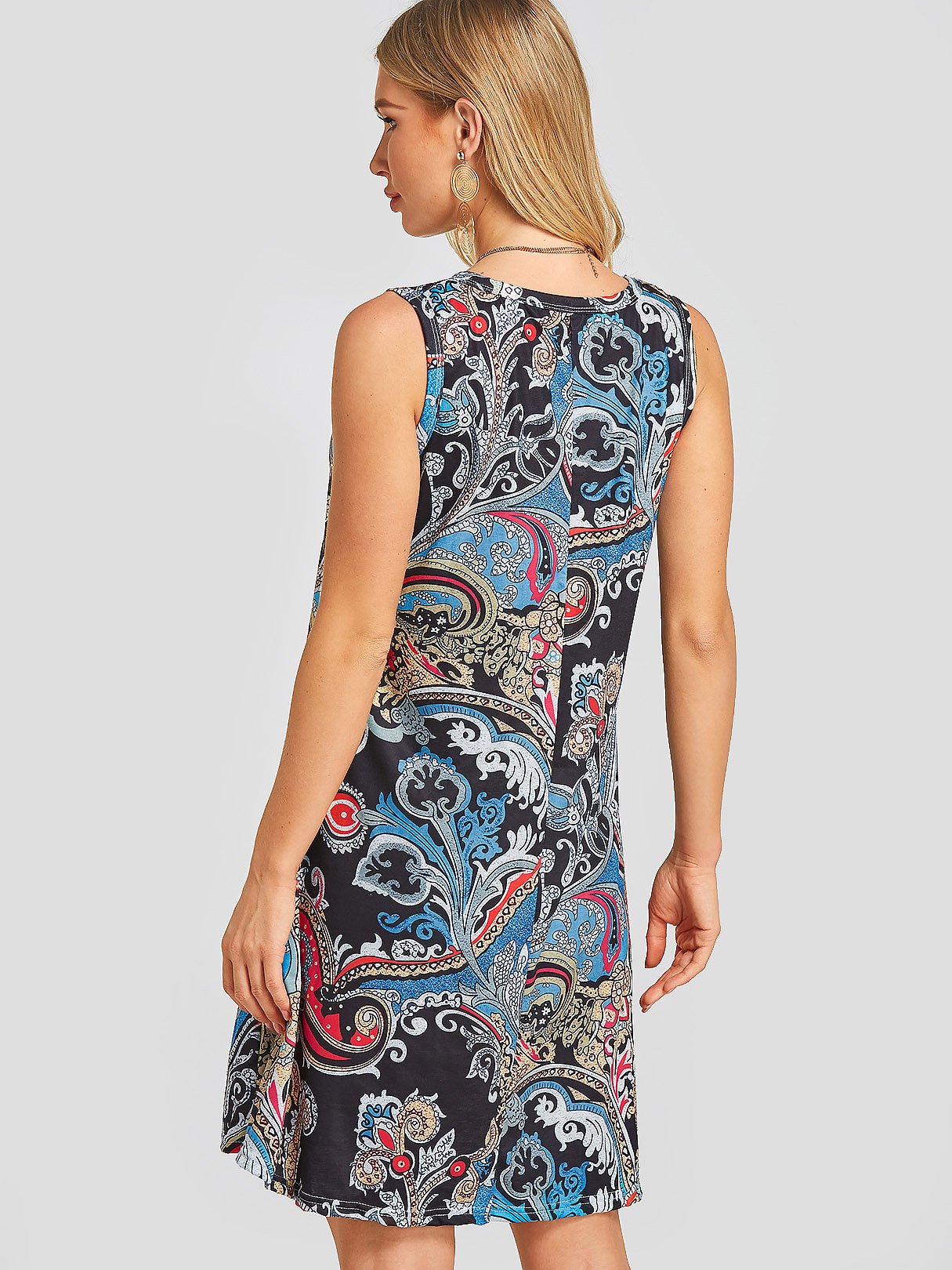 ODM Ladies Sleeveless Casual Dress
