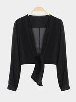 Wholesale V-Neck Long Sleeve Blouses