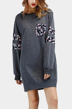 OEM ODM Womens Grey Mini Dresses