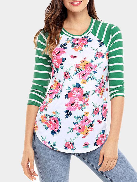 ODM Ladies 3/4 Sleeve T-Shirts