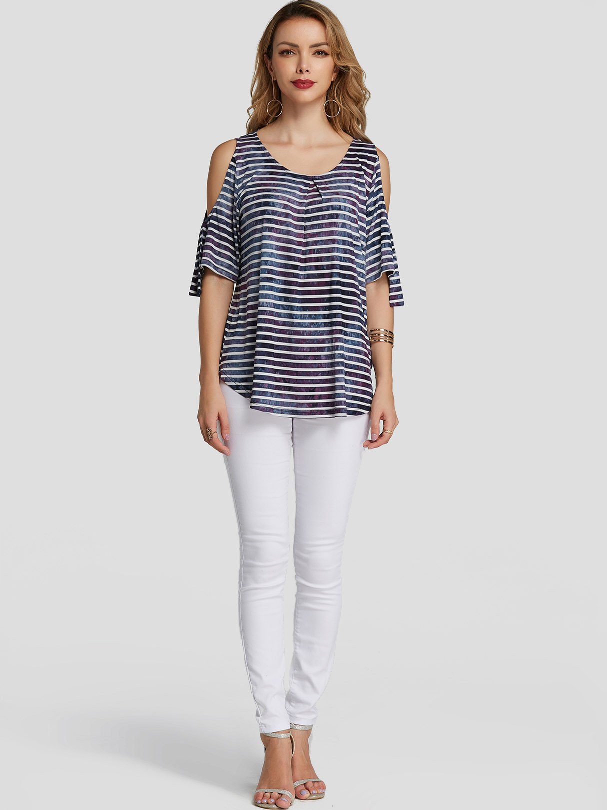 NEW FEELING Womens Multi T-Shirts