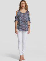 NEW FEELING Womens Multi T-Shirts