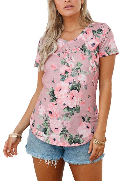 ODM Ladies Short Sleeve T-Shirts