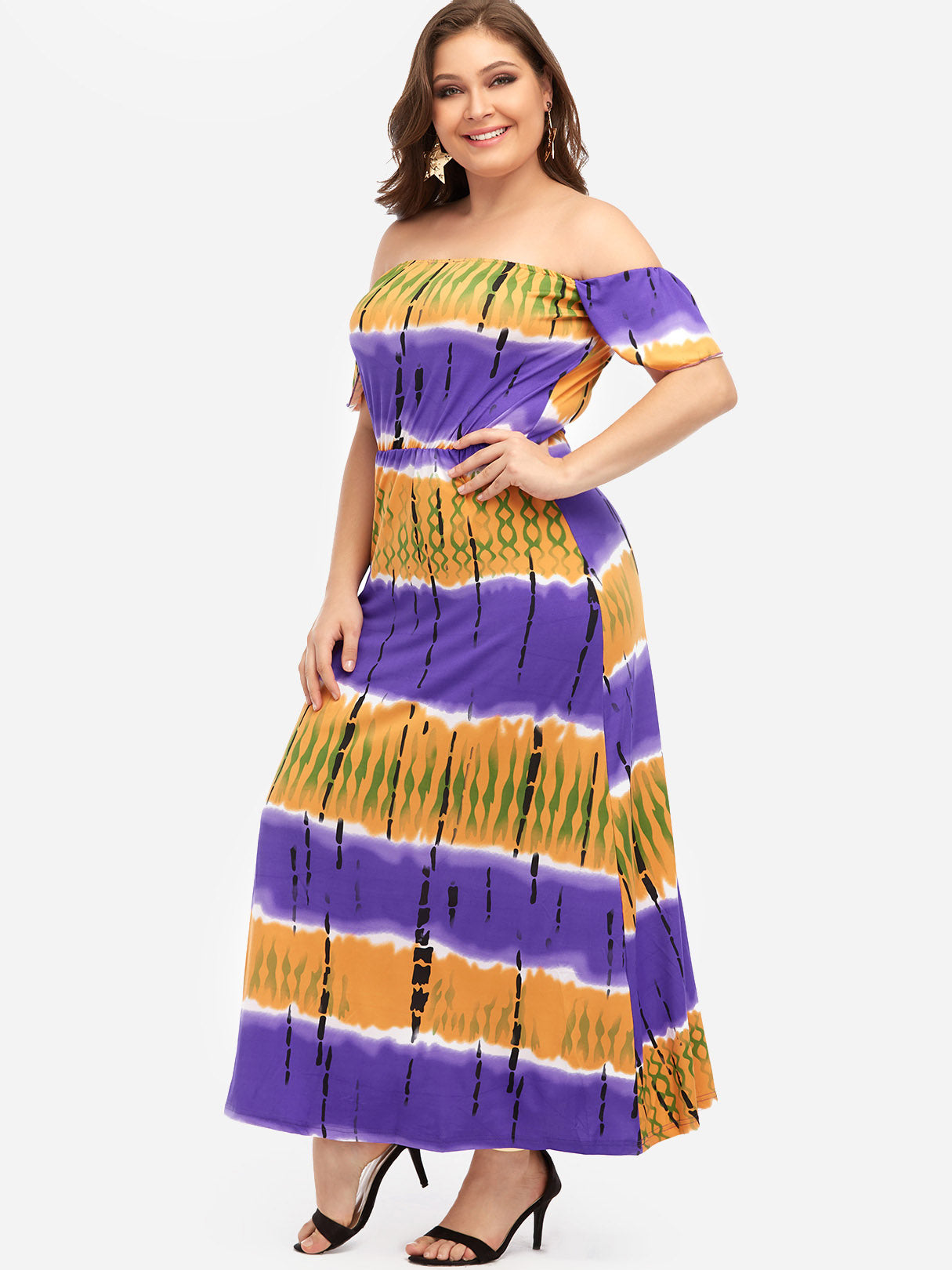 OEM Ladies Multi Plus Size Dresses