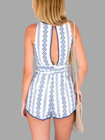 NEW FEELING Womens Blue Playsuits