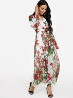 OEM Ladies Floral Maxi Dresses