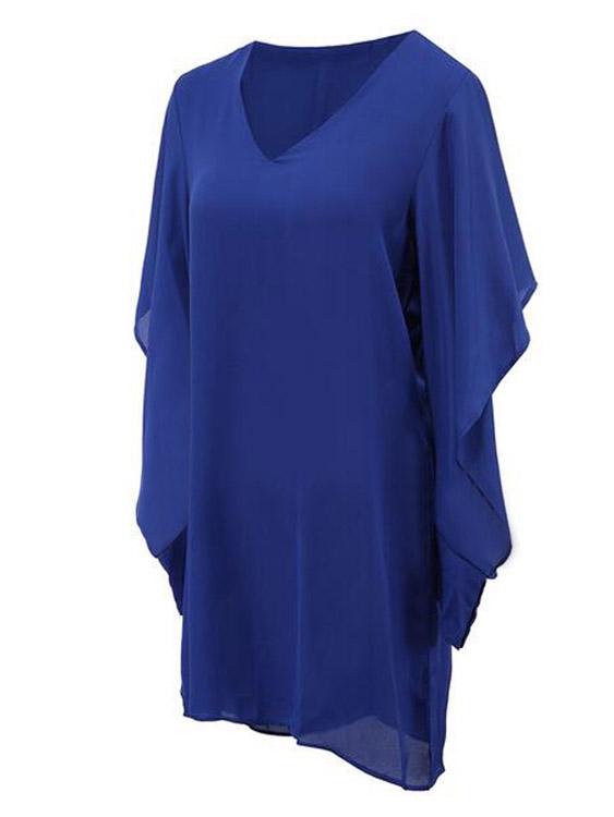 OEM ODM Womens Blue Mini Dresses