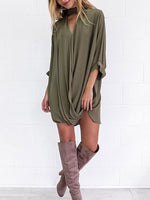 ODM Ladies Long Sleeve Mini Dress