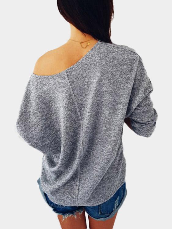NEW FEELING Womens Grey T-Shirts