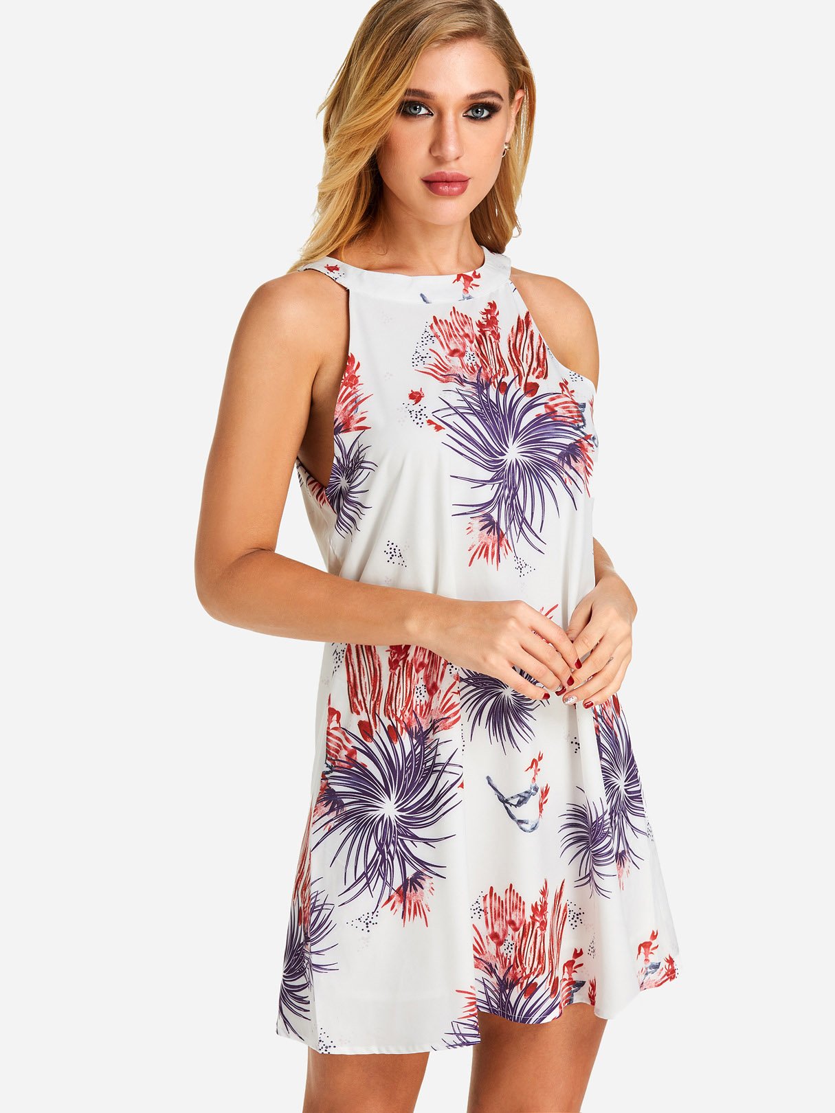 ODM Ladies Sleeveless Mini Dresses