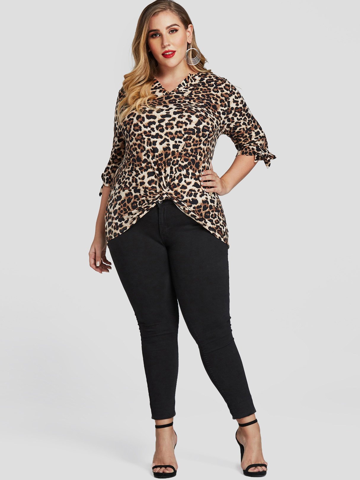 OEM ODM Ladies Plus Size Shirts Blouses