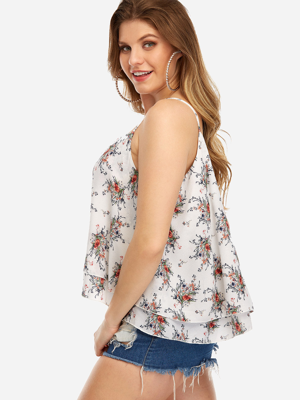OEM Ladies White Plus Size Tops