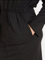 Custom Long Sleeve Black Lace Dress