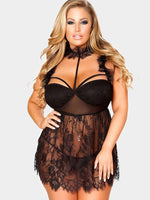 OEM Ladies Black Plus Size Intimates