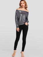 NEW FEELING Womens Dark T-Shirts