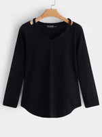 OEM ODM Ladies Black T-Shirts