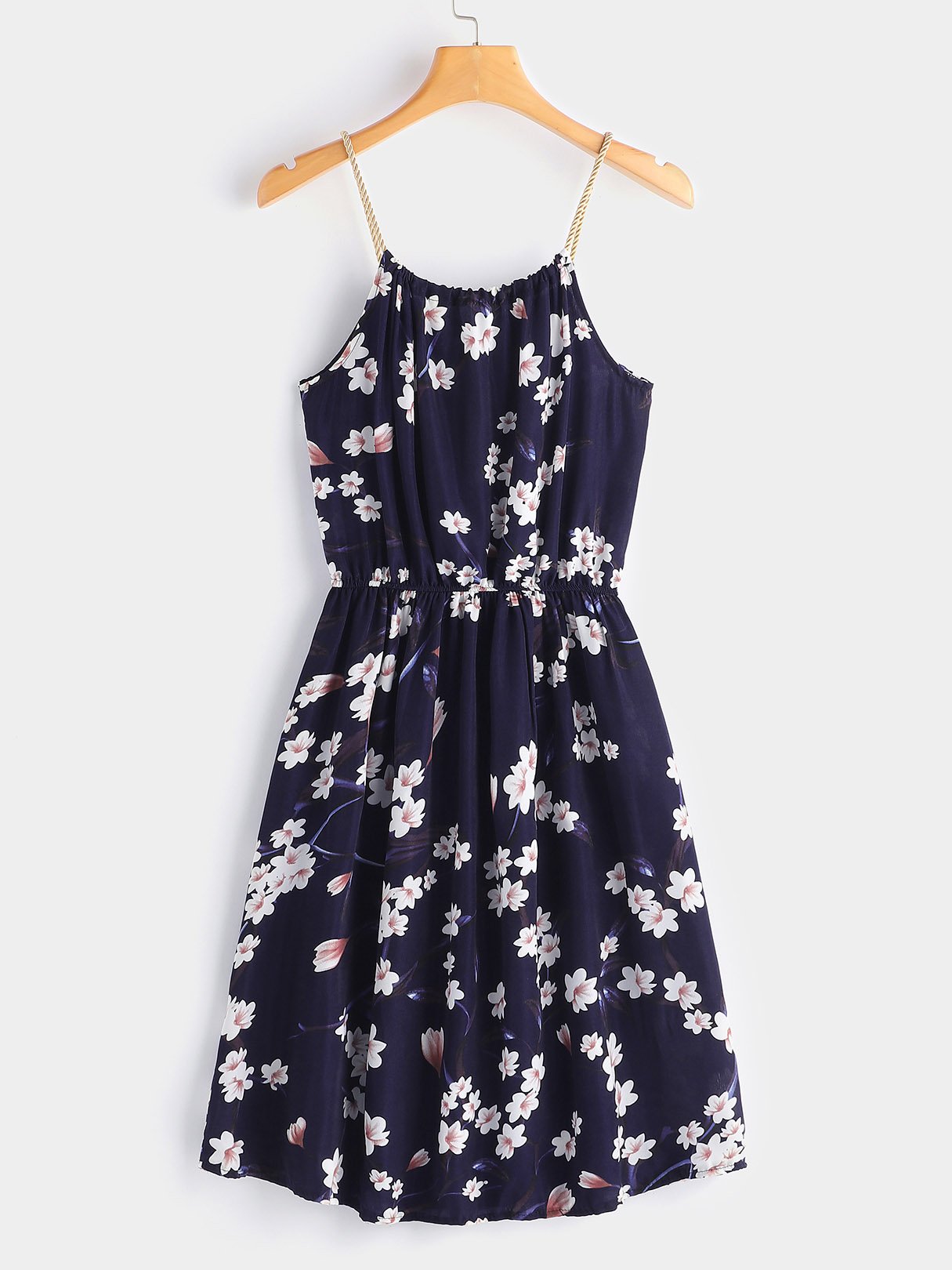 NEW FEELING Womens Navy Floral Dresses