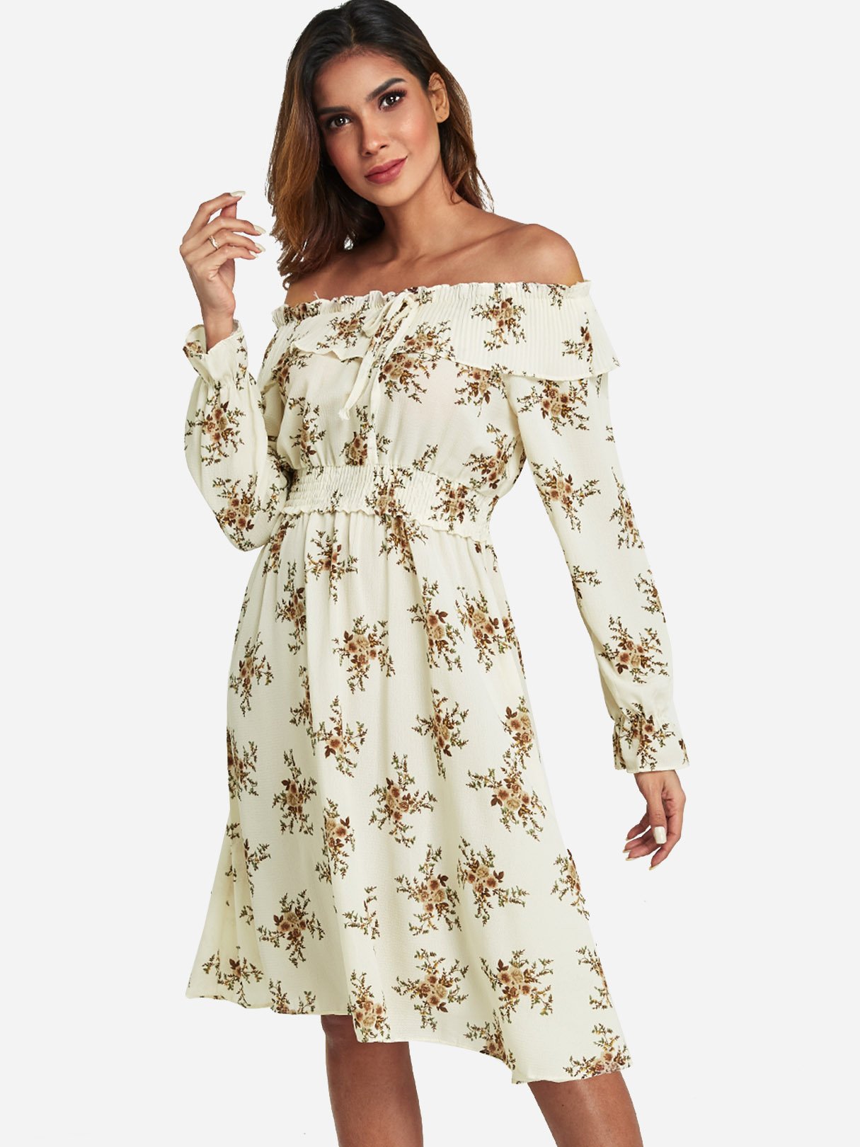 ODM Ladies Long Sleeve Dress