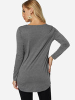 NEW FEELING Womens Grey T-Shirts