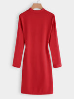 NEW FEELING Womens Red Mini Dresses