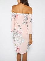 OEM Ladies White Floral Dresses