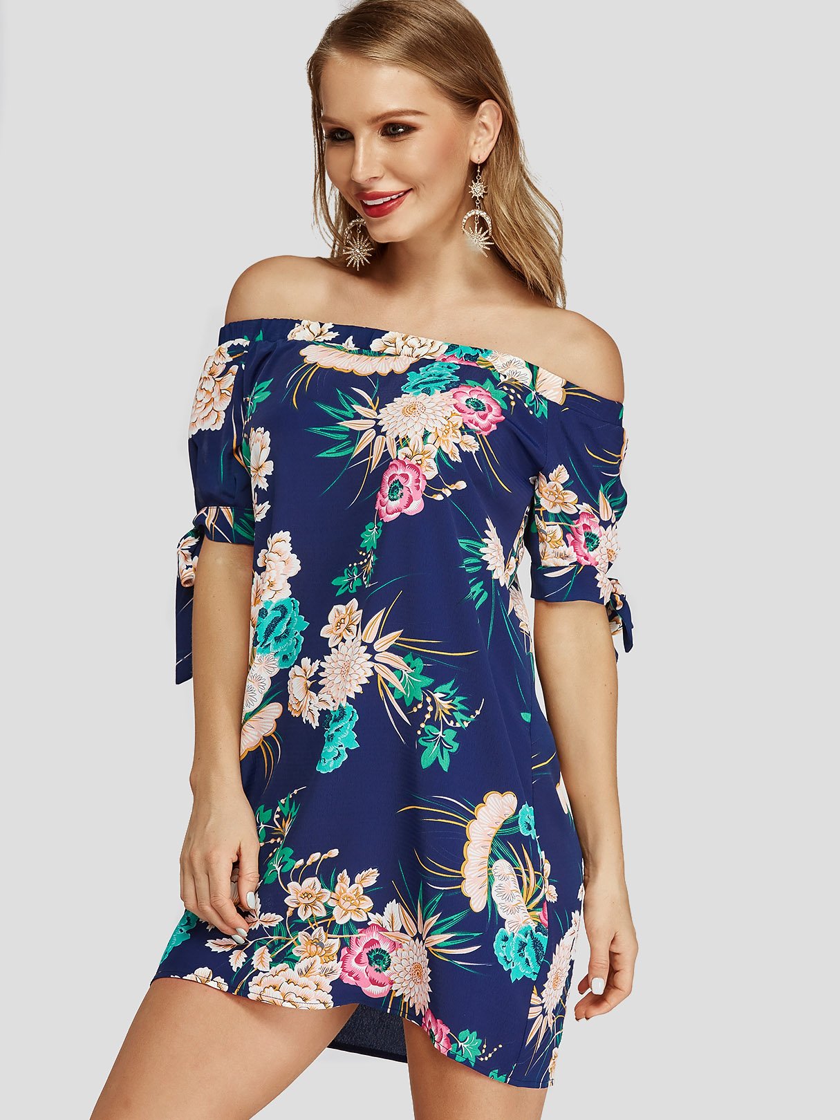 OEM Ladies Floral Floral Dresses