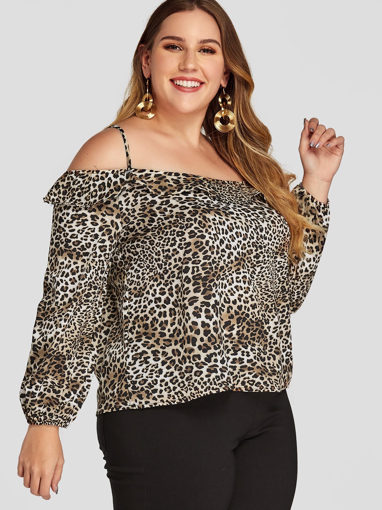 ODM Ladies Long Sleeve Plus Size Tops