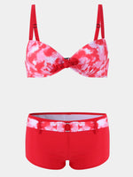 Custom White Tie Up Bikini