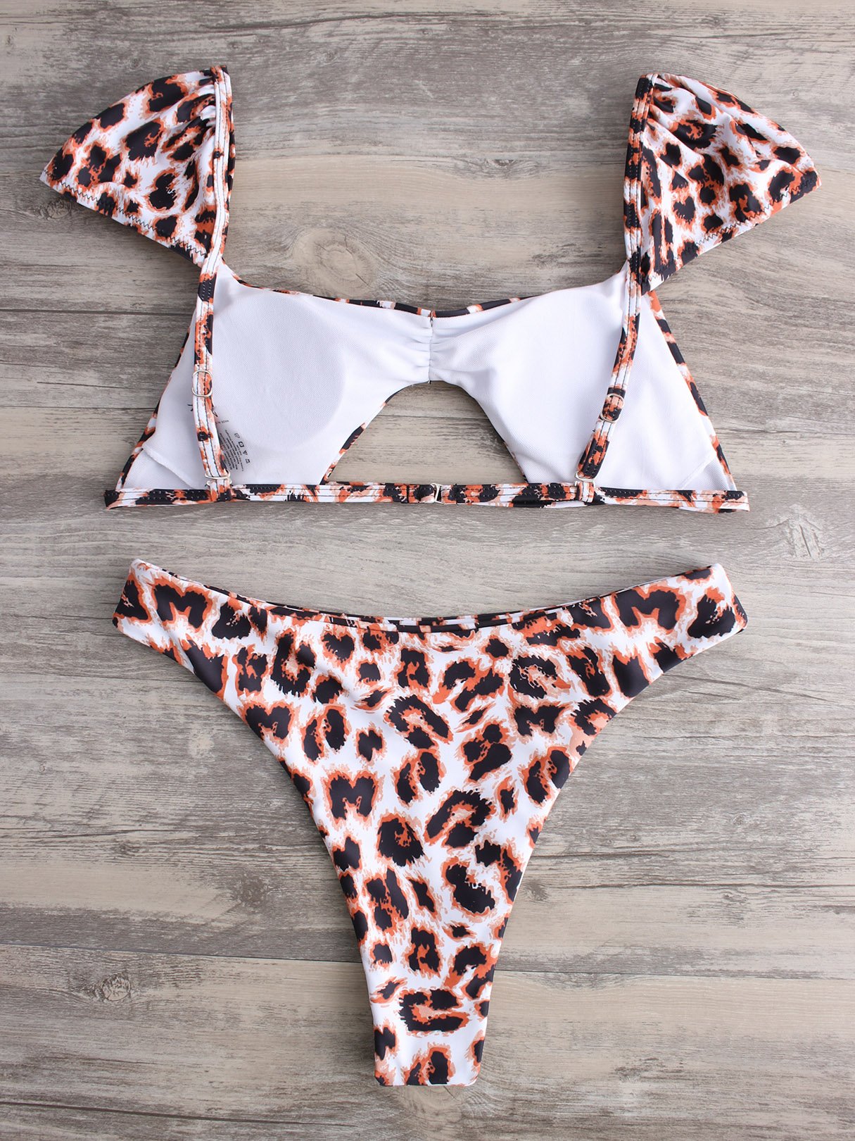 NEW FEELING Womens Leopard Bikinis