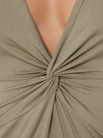 OEM ODM V Neck Shift Dress With Sleeves