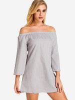 OEM Ladies Grey Mini Dresses