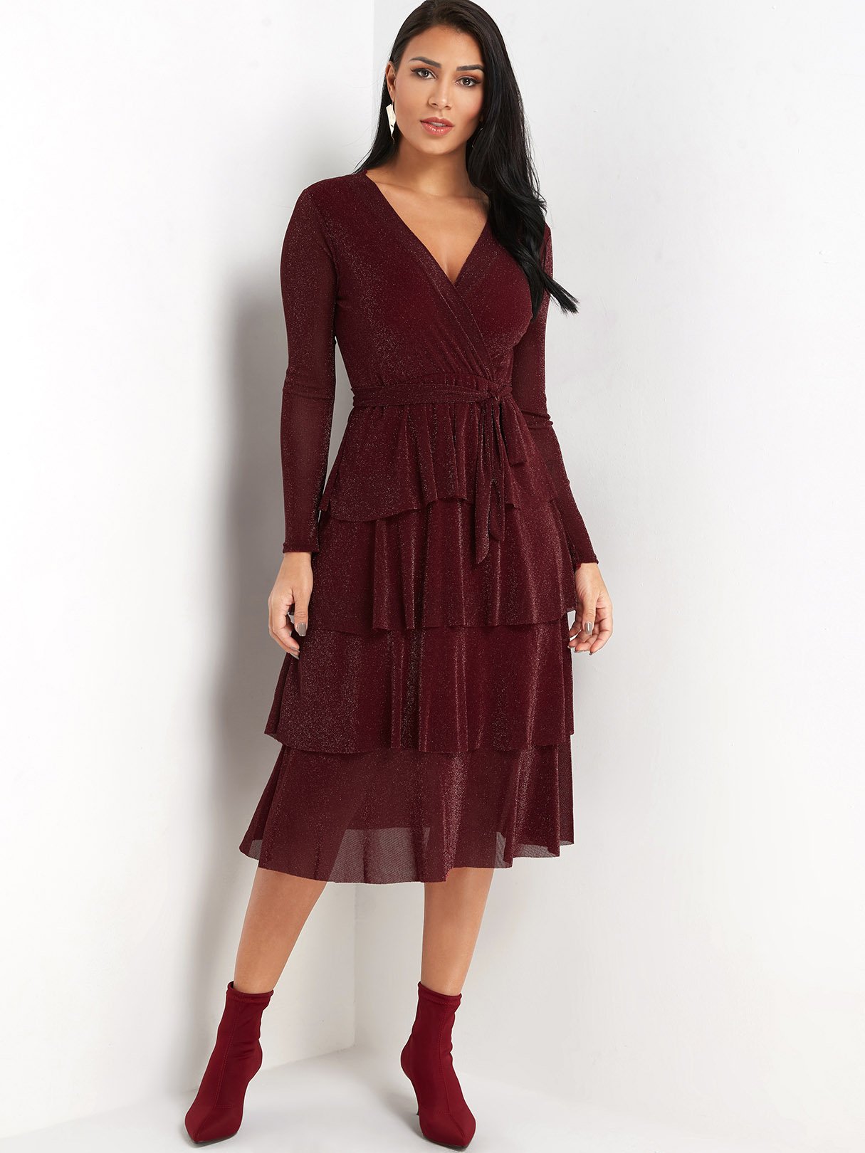 ODM Ladies Long Sleeve Sexy Dresses