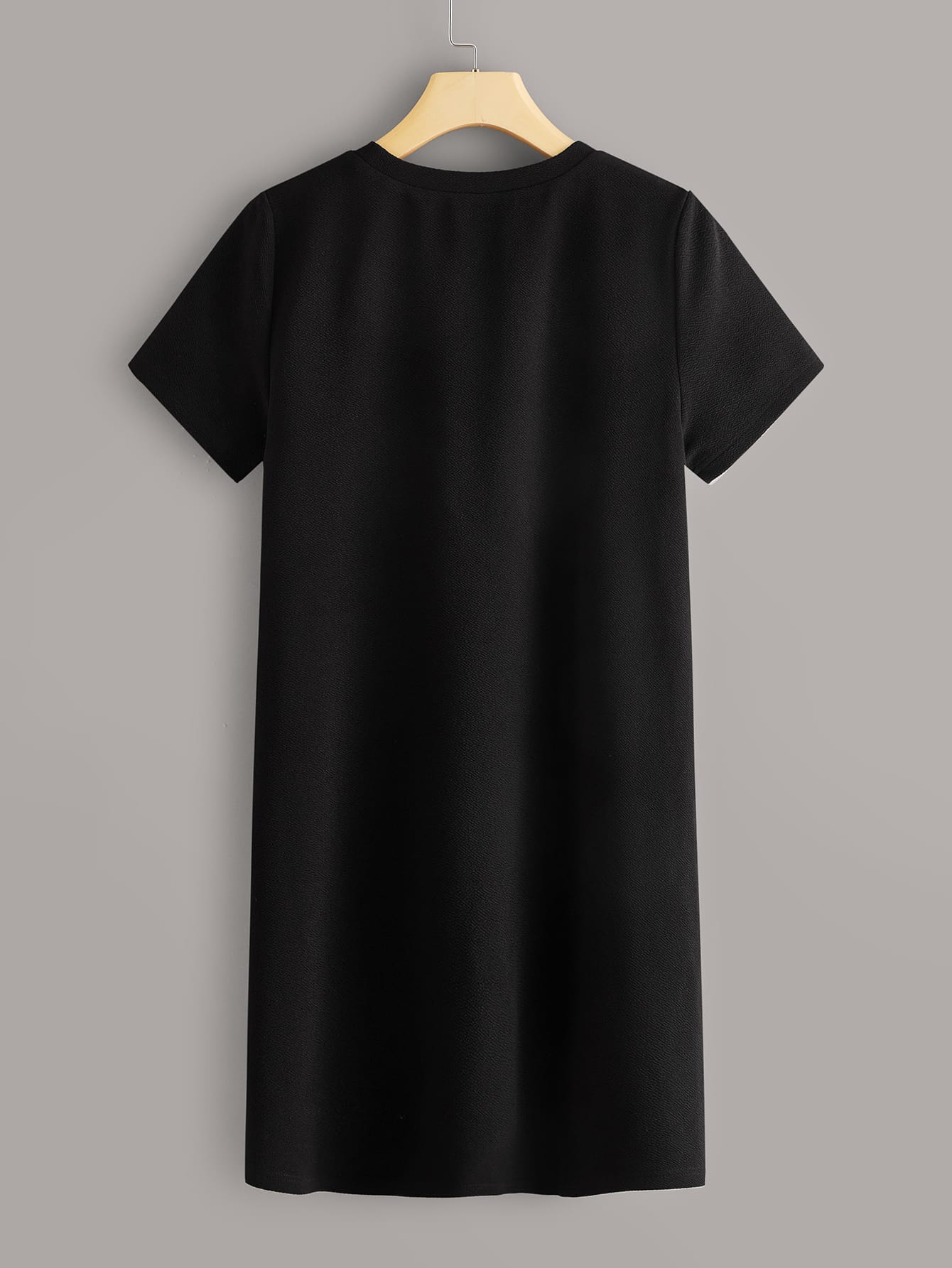 Snakeskin Colorblock Tee Dress