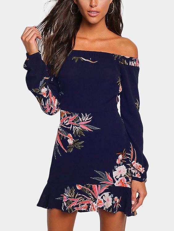 OEM ODM Womens Navy Mini Dresses