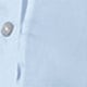 Plain Button Front Three Quarter Length Sleeve Collar Straight Natural Short Dress