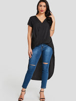 ODM Ladies Short Sleeve Blouses