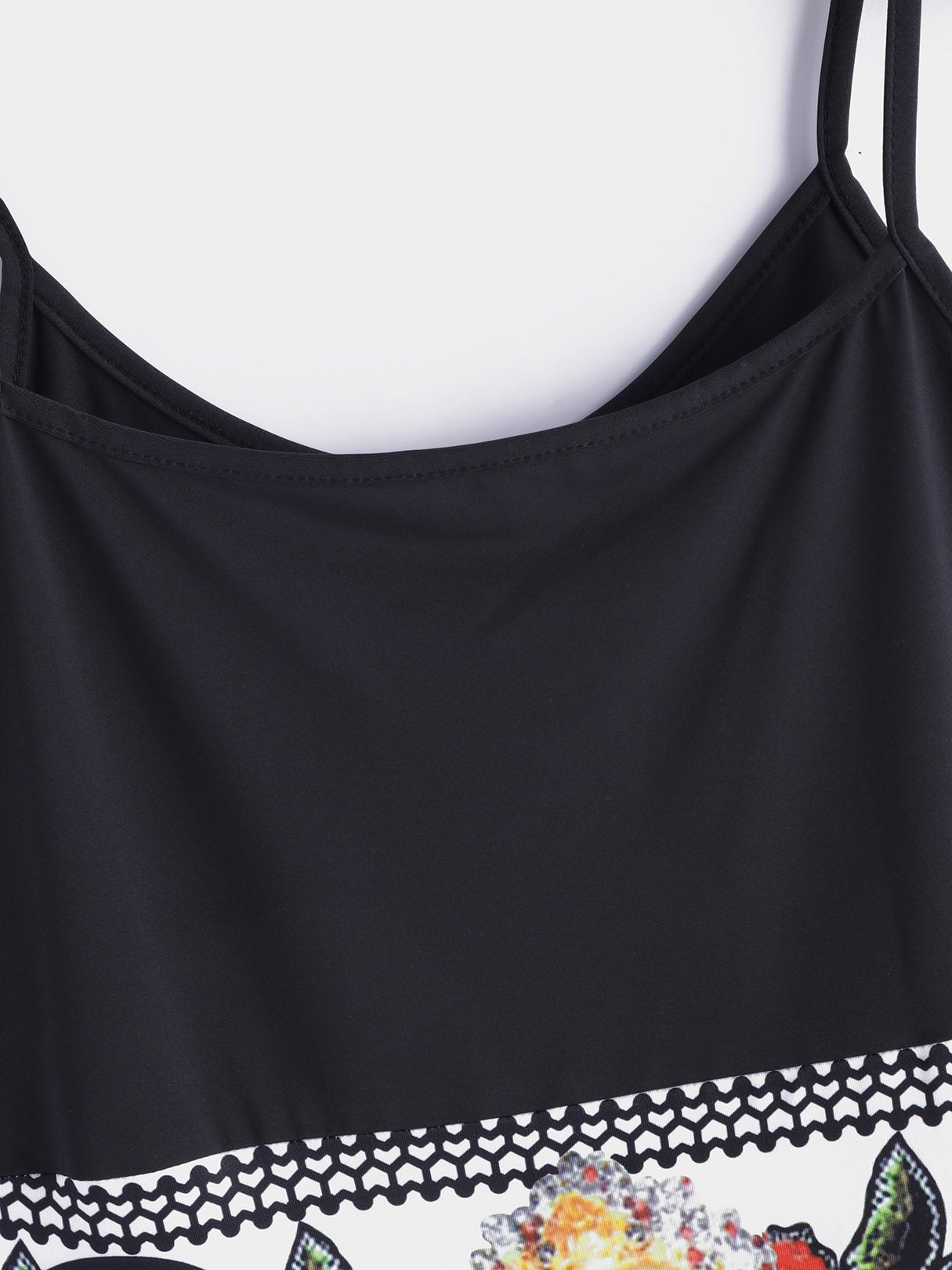 OEM Ladies Black Floral Dresses