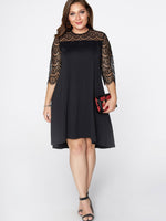 OEM ODM Womens 3/4 Sleeve Plus Size Dresses